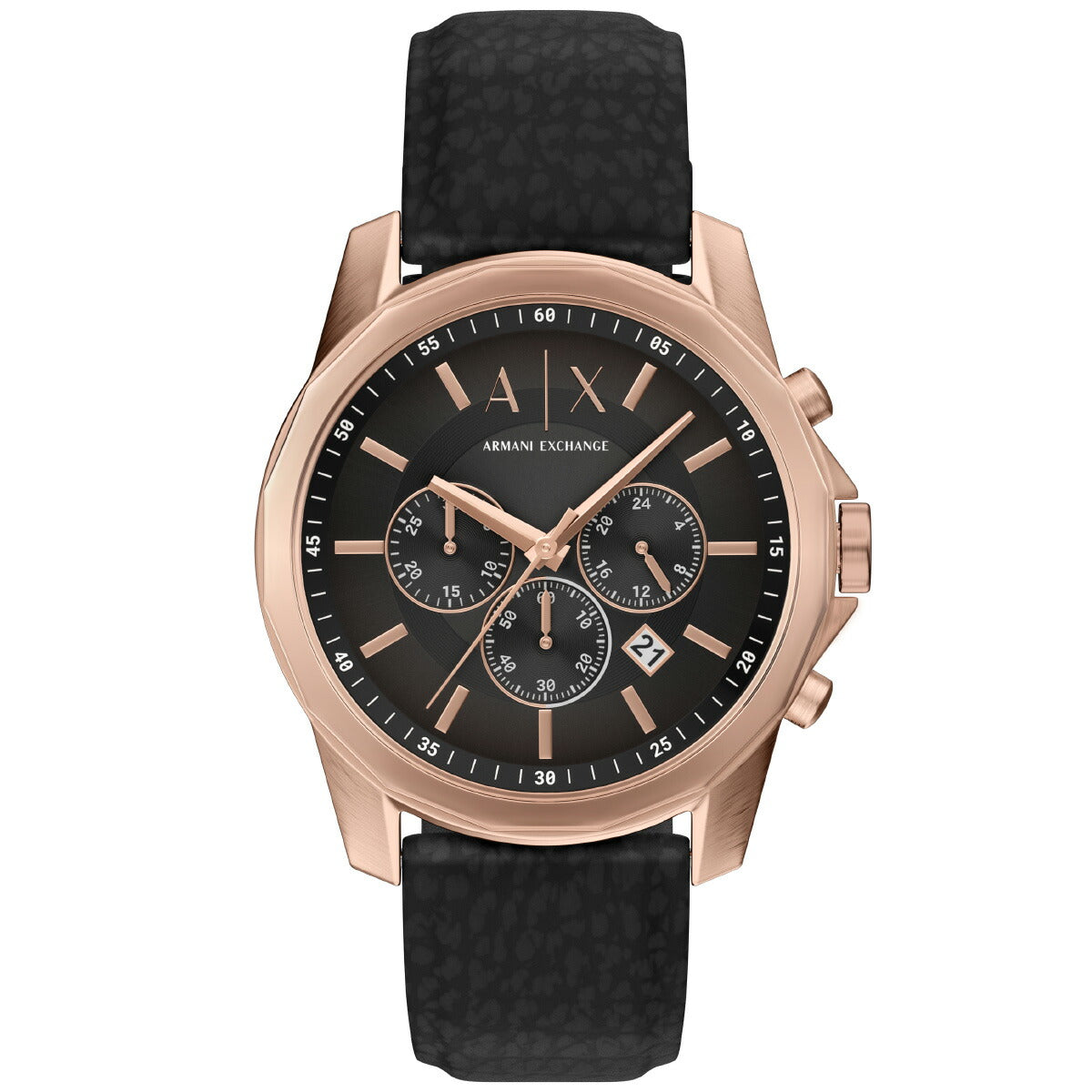 A|X アルマーニ エクスチェンジ ARMANI EXCHANGE 腕時計 メンズ クロノグラフ ブラック ラバー AX1769【2025 新作】