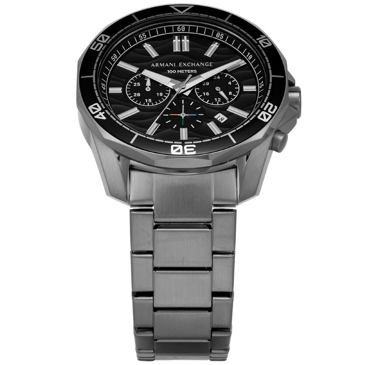 Armani Exchange クロノグラフ ブラック Amazon.com: A|X Armani Exchange Men's Chronograph Gunmetal