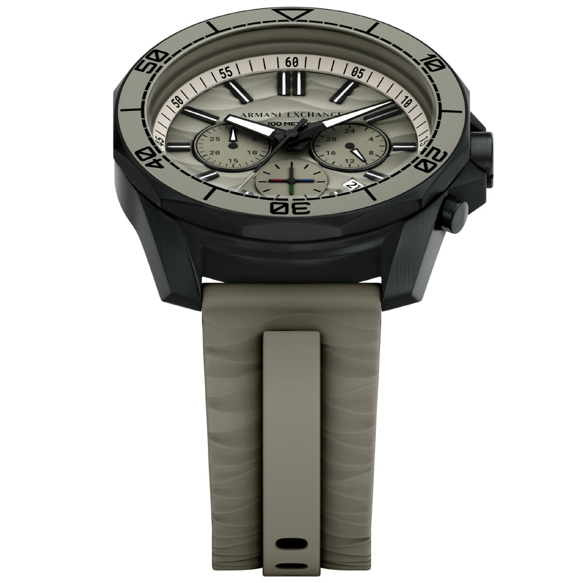 A|X アルマーニ エクスチェンジ ARMANI EXCHANGE 腕時計 メンズ クロノグラフ シリコン AX1971【2026 新作】【60回分割手数料無料！】