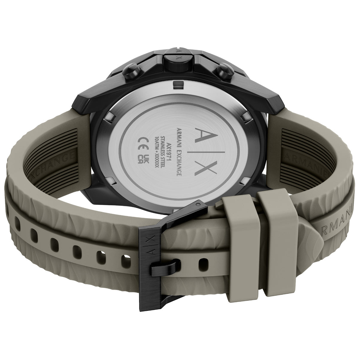 A|X アルマーニ エクスチェンジ ARMANI EXCHANGE 腕時計 メンズ クロノグラフ シリコン AX1971【2026 新作】【60回分割手数料無料！】