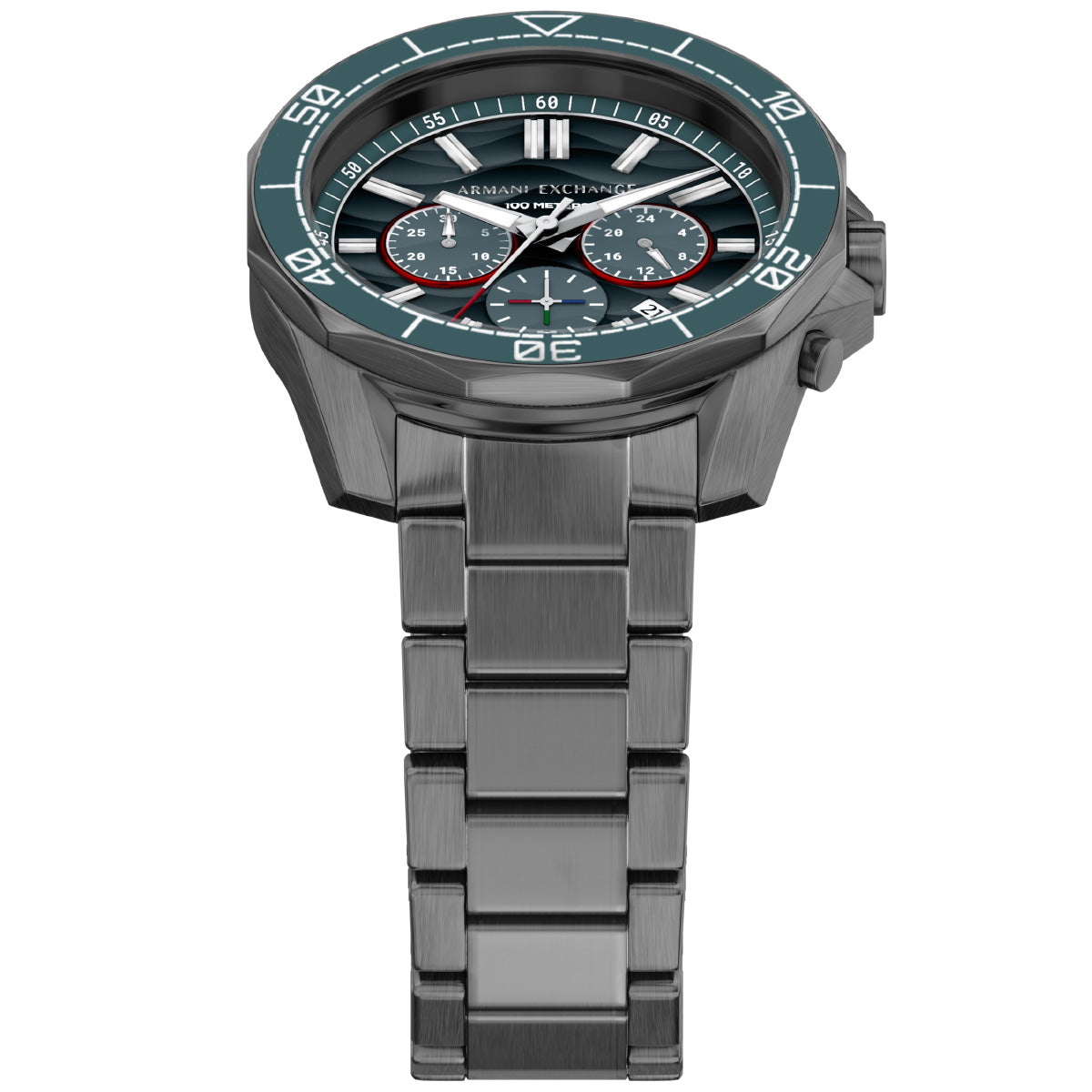 A|X アルマーニ エクスチェンジ ARMANI EXCHANGE 腕時計 メンズ クロノグラフ ステンレススチール AX1972【2026 新作】【60回分割手数料無料！】