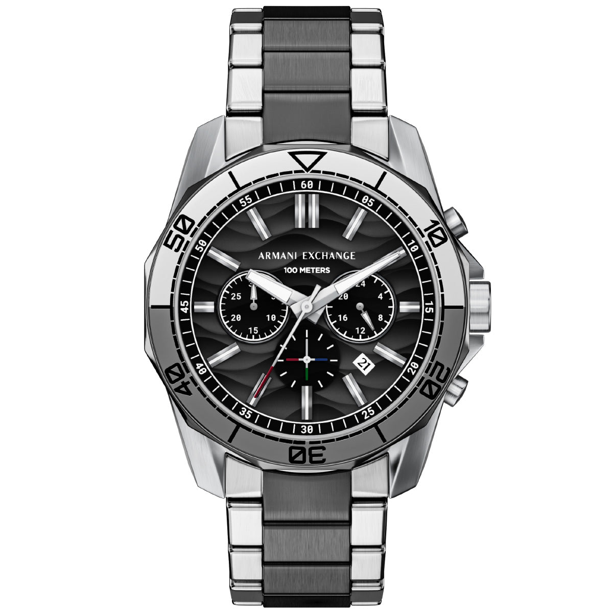 A|X アルマーニ エクスチェンジ ARMANI EXCHANGE 腕時計 メンズ クロノグラフ ステンレススチール AX1973【2026 新作】【60回分割手数料無料！】