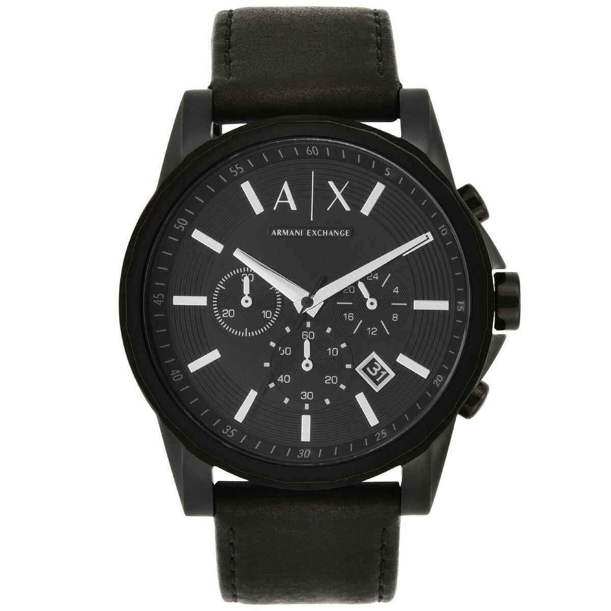 A|X アルマーニ エクスチェンジ ARMANI EXCHANGE 腕時計 メンズ クロノグラフ レザーウォッチ AX2098