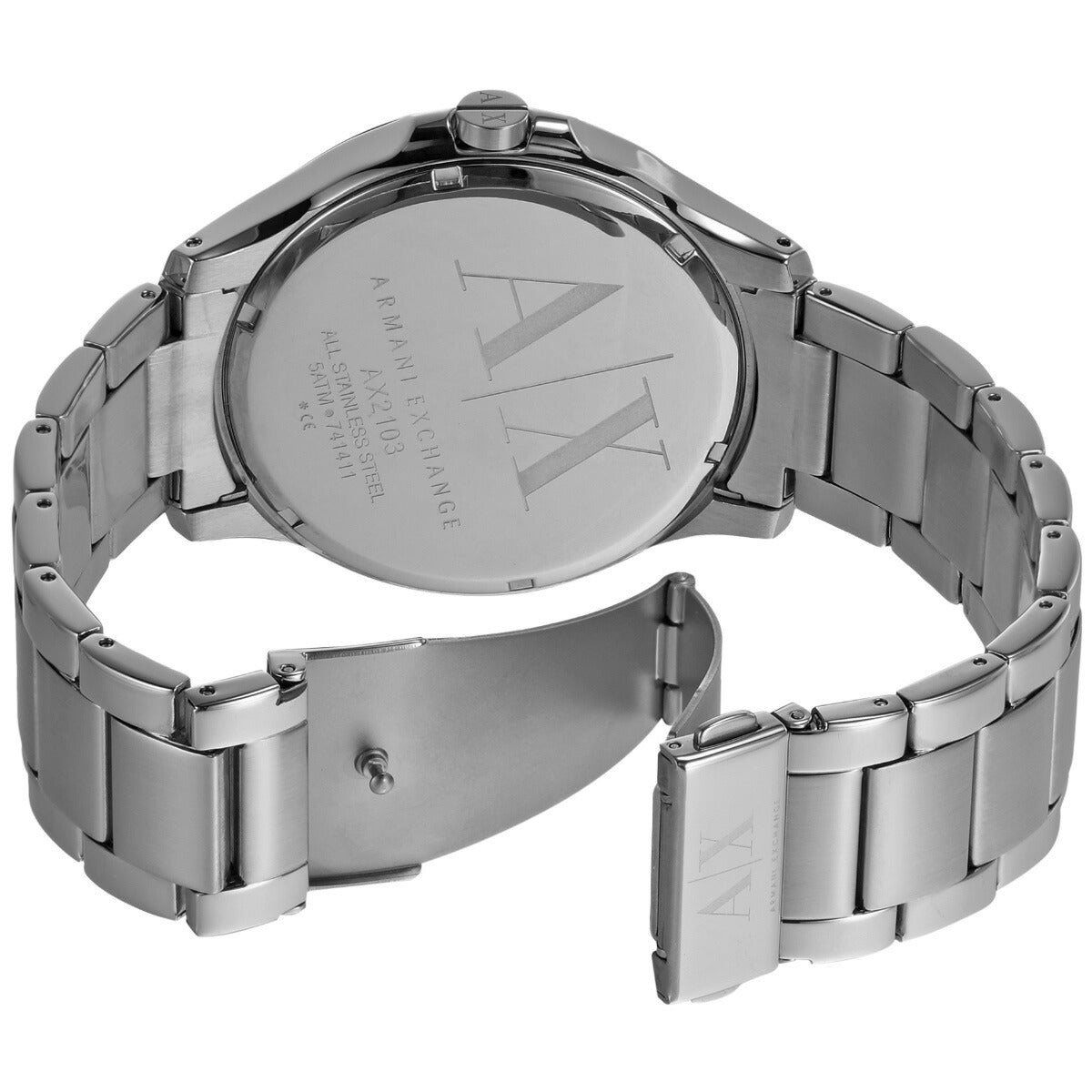 A|X アルマーニ エクスチェンジ ARMANI EXCHANGE 腕時計 メンズ ステンレススチールウォッチ AX2103