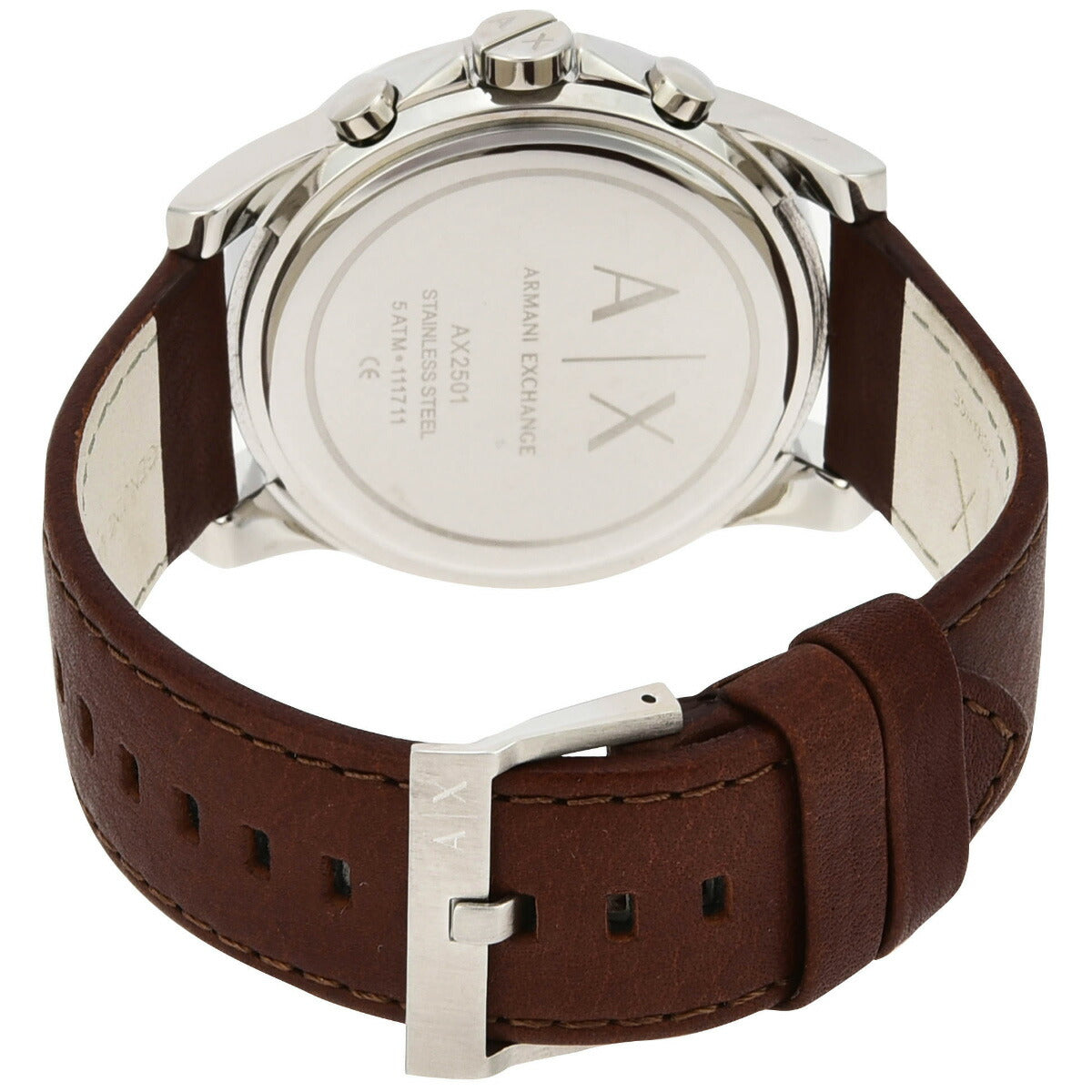A|X アルマーニ エクスチェンジ ARMANI EXCHANGE 腕時計 メンズ クロノグラフ レザーウォッチ AX2501