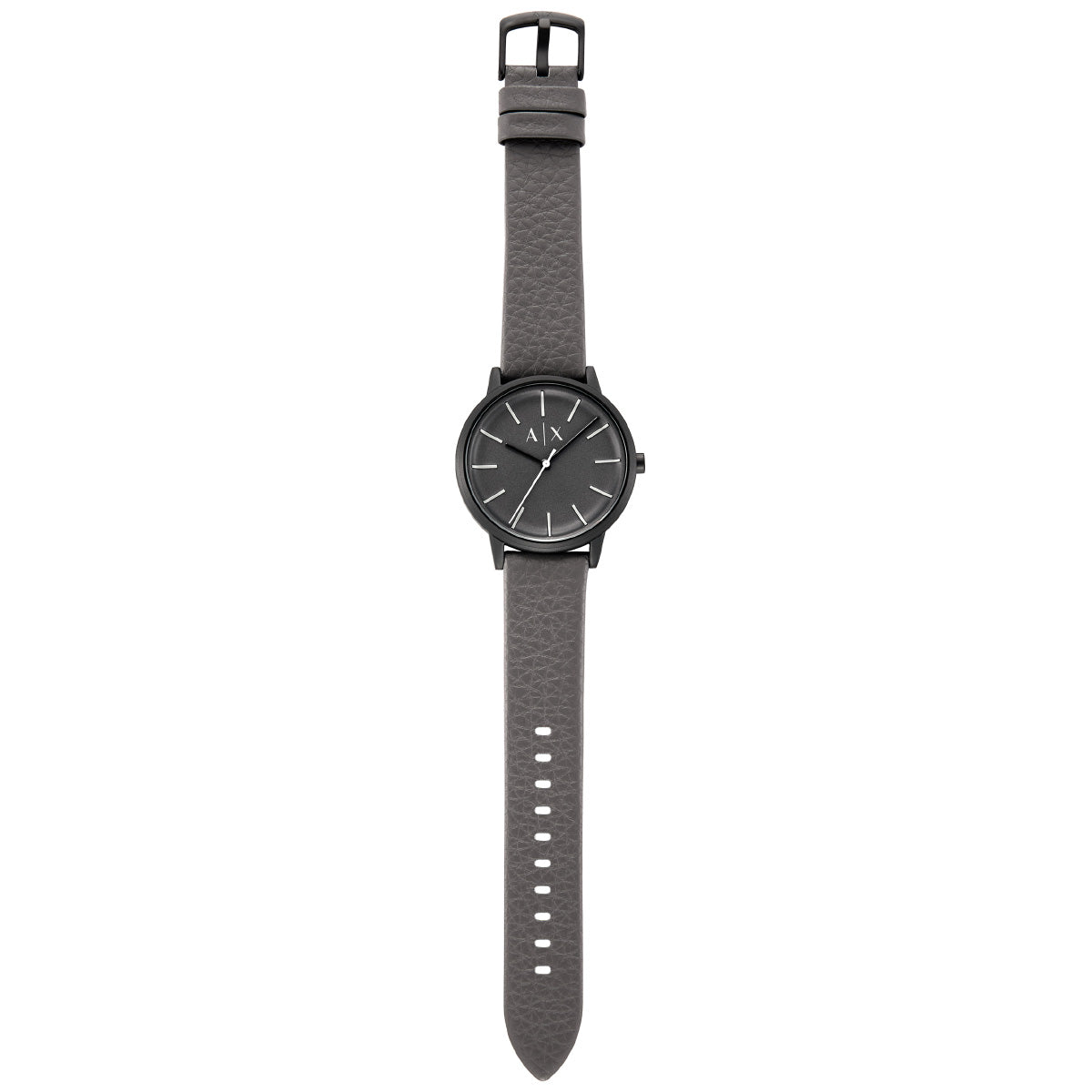 A|X アルマーニ エクスチェンジ ARMANI EXCHANGE 腕時計 メンズ 3針ウォッチ グレー レザー AX2764【2025 新作】