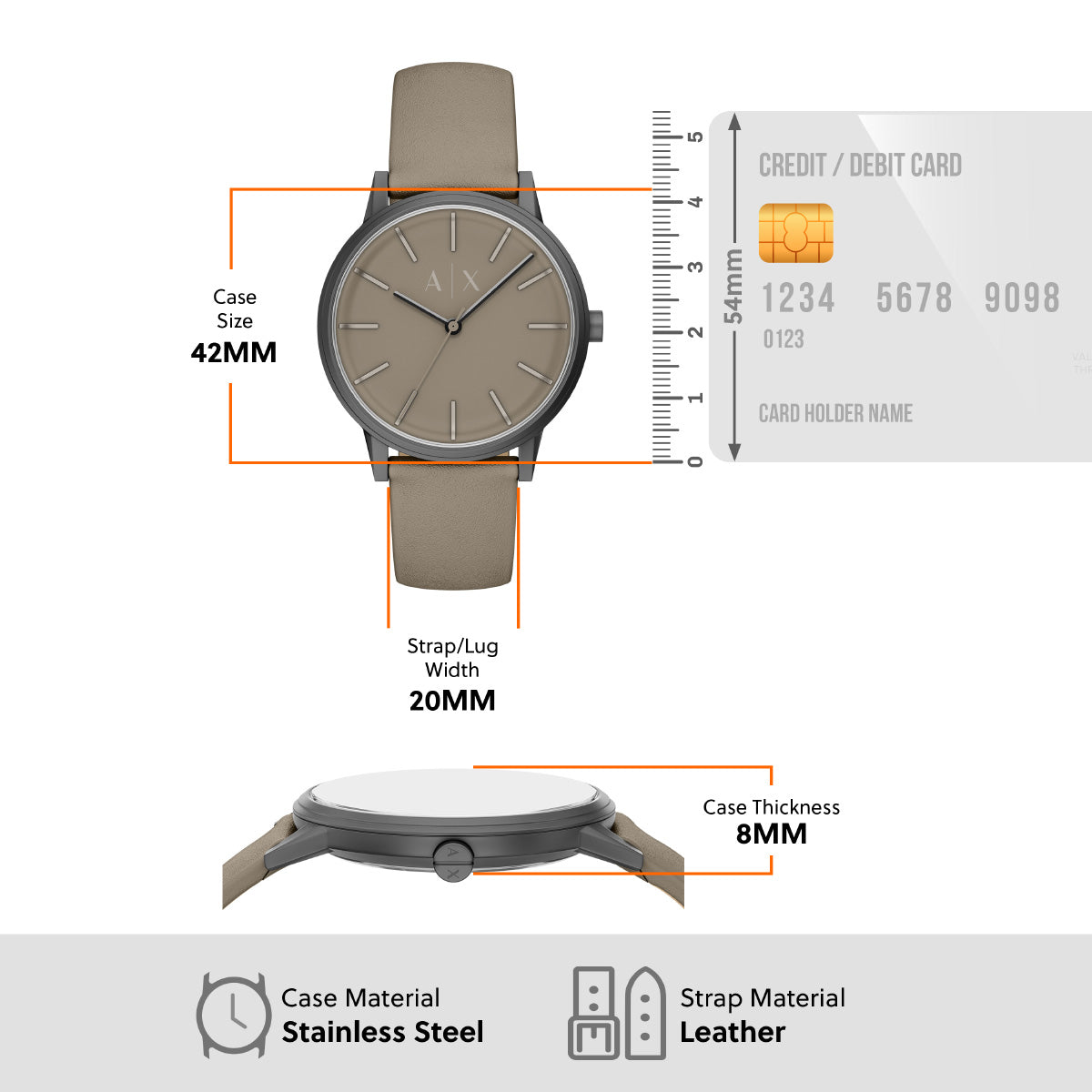A|X アルマーニ エクスチェンジ ARMANI EXCHANGE 腕時計 メンズ レザー AX2766【2026 新作】