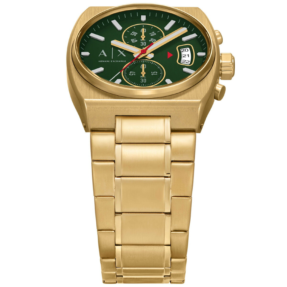 A|X アルマーニ エクスチェンジ ARMANI EXCHANGE 腕時計 メンズ クロノグラフウォッチ ゴールドトーン ステンレススチール AX2822【2025 新作】