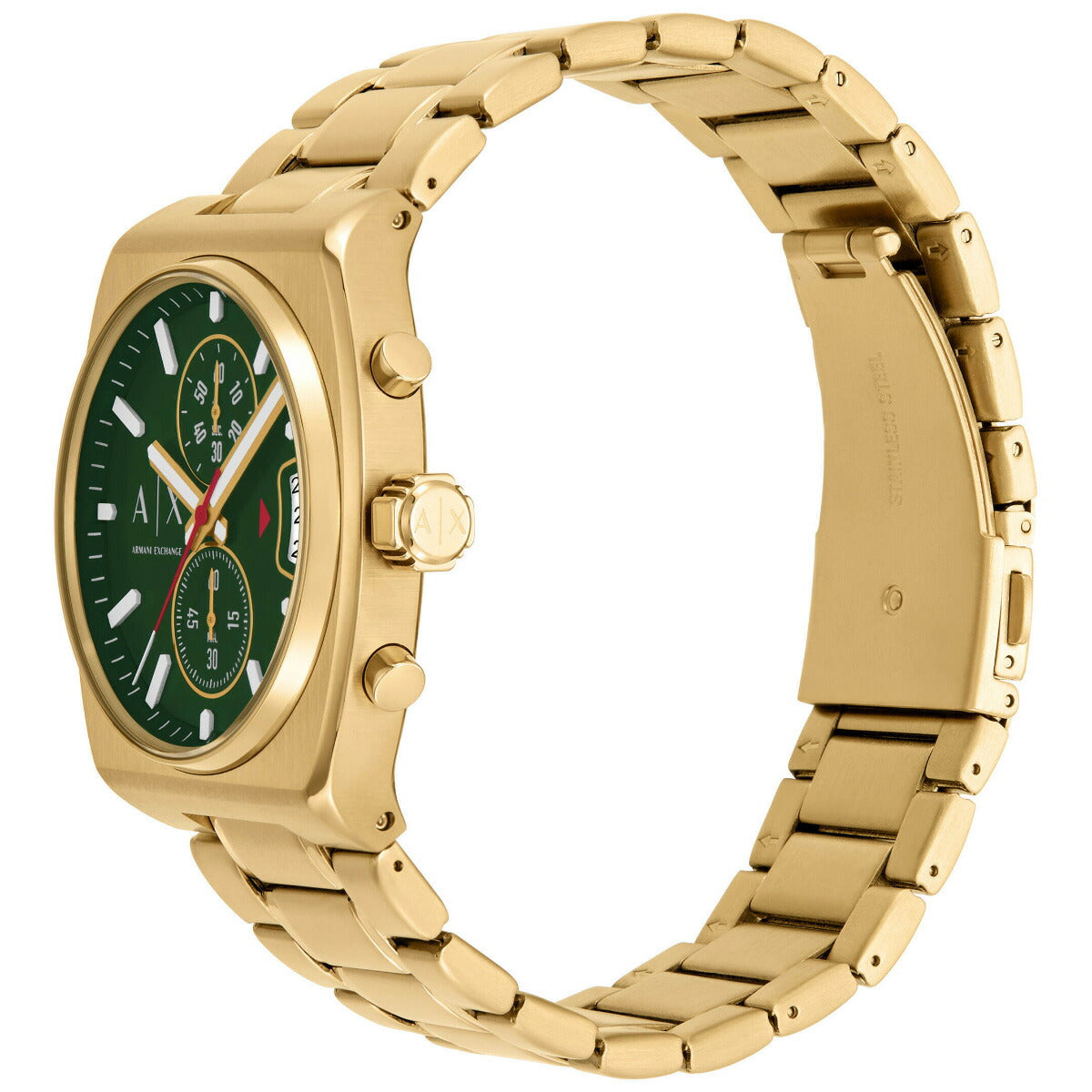 A|X アルマーニ エクスチェンジ ARMANI EXCHANGE 腕時計 メンズ クロノグラフウォッチ ゴールドトーン ステンレススチール AX2822【2025 新作】