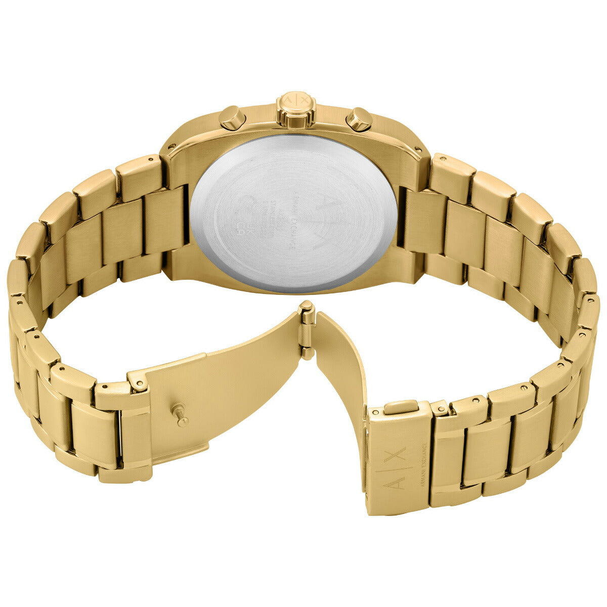 A|X アルマーニ エクスチェンジ ARMANI EXCHANGE 腕時計 メンズ クロノグラフウォッチ ゴールドトーン ステンレススチール AX2822【2025 新作】