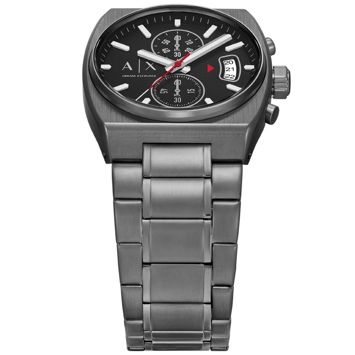 A|X アルマーニ エクスチェンジ ARMANI EXCHANGE 腕時計 メンズ クロノグラフウォッチ ガンメタル ステンレススチール AX2823【2025 新作】
