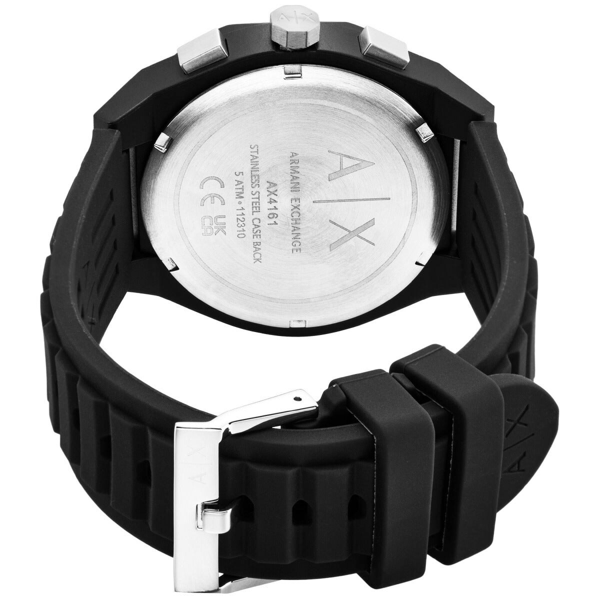 A|X アルマーニ エクスチェンジ ARMANI EXCHANGE 腕時計 メンズ クロノグラフ シリコンウォッチ AX4161