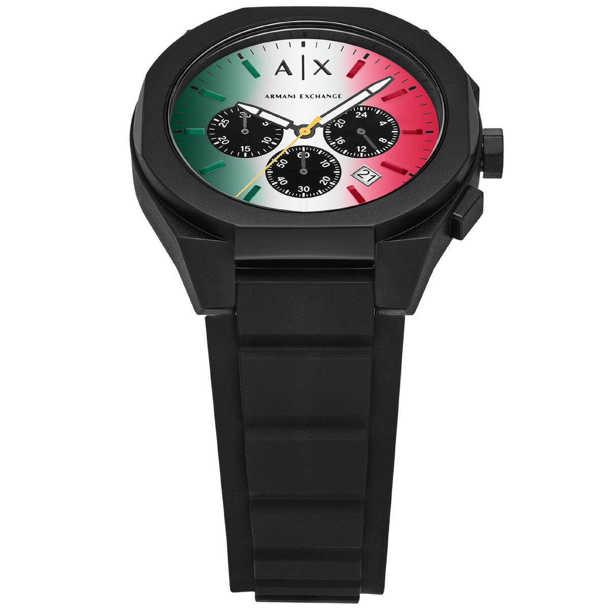 A|X アルマーニ エクスチェンジ ARMANI EXCHANGE 腕時計 メンズ クロノグラフ シリコン AX4173