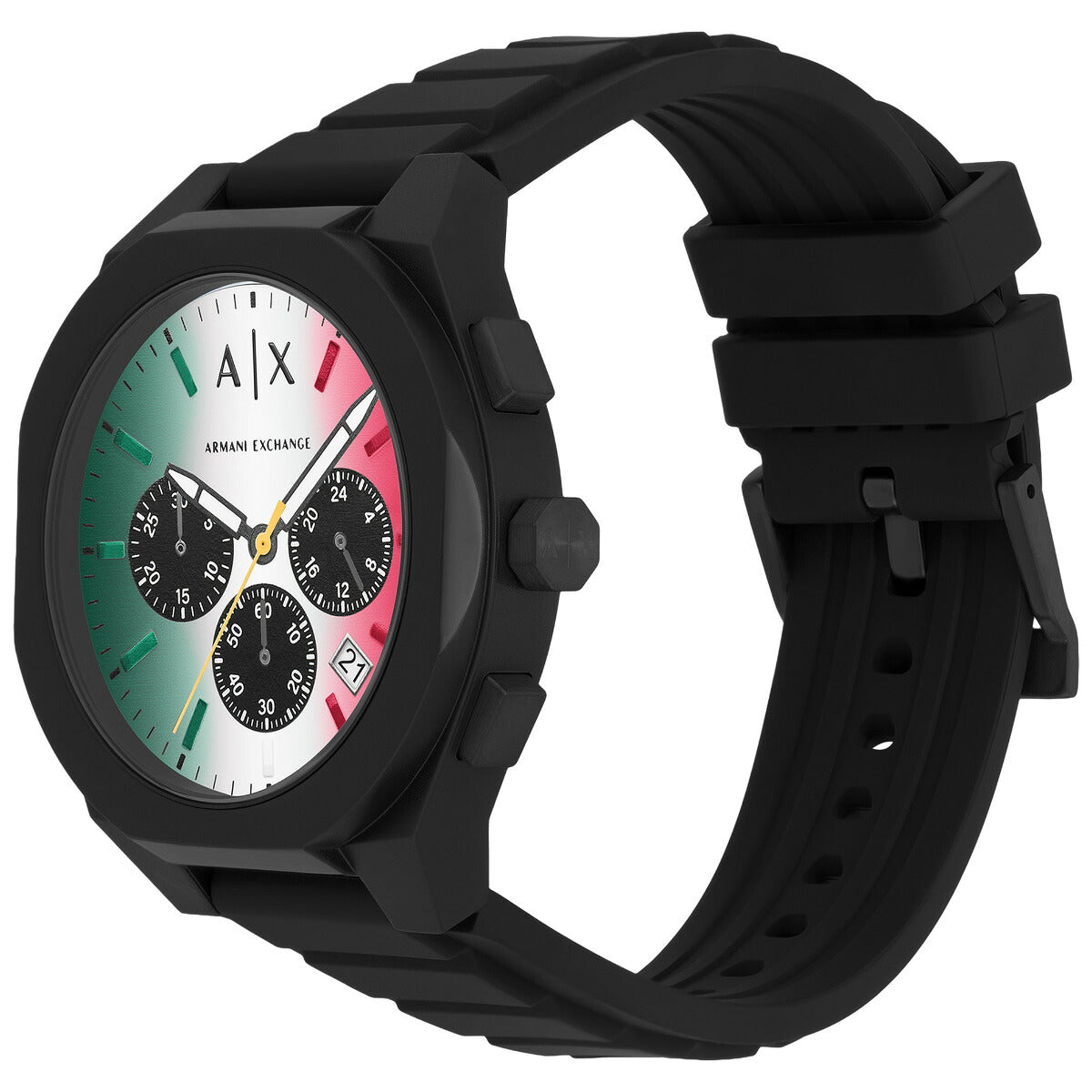A|X アルマーニ エクスチェンジ ARMANI EXCHANGE 腕時計 メンズ クロノグラフ シリコン AX4173