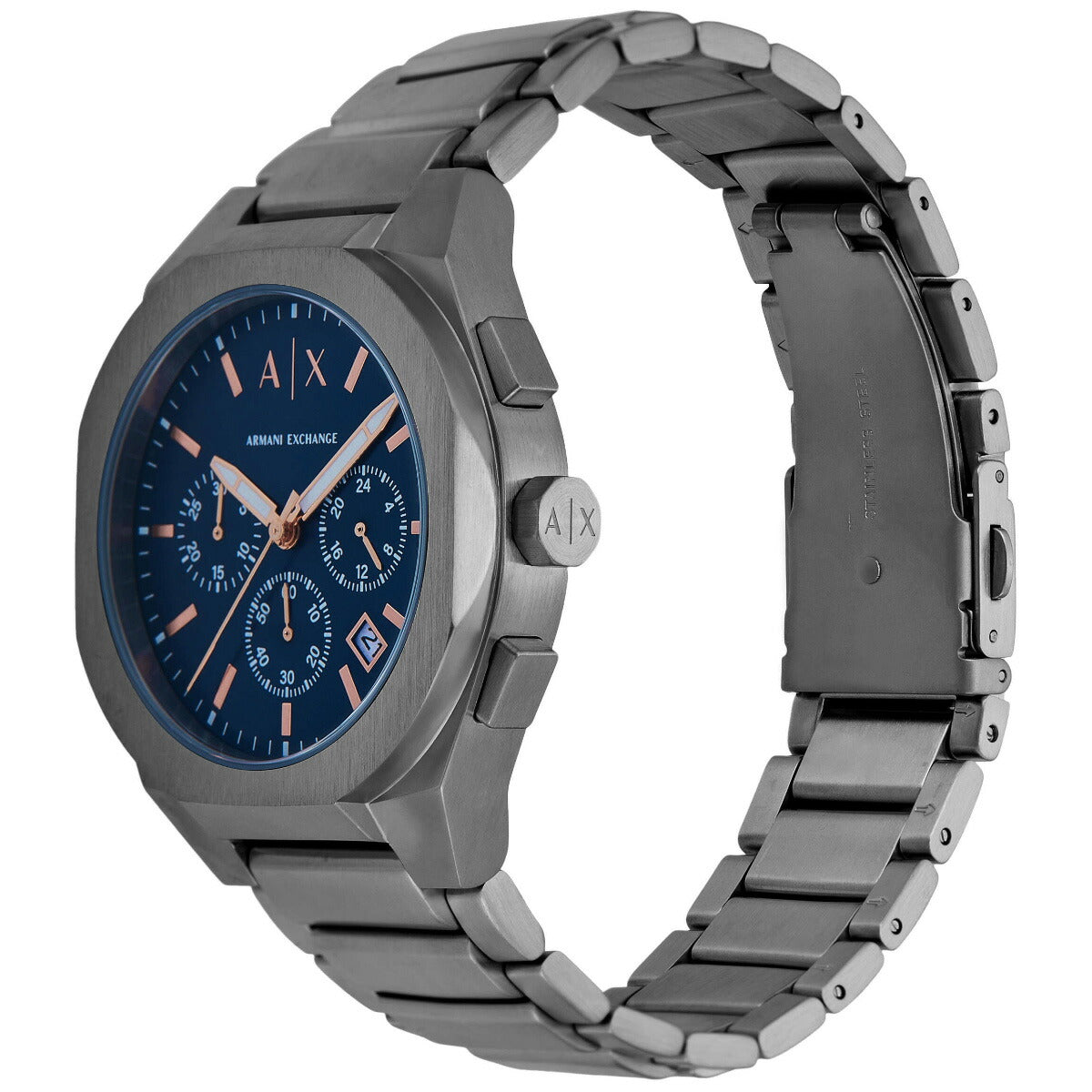 A|X アルマーニ エクスチェンジ ARMANI EXCHANGE 腕時計 メンズ クロノグラフ ステンレススチールウォッチ AX4182