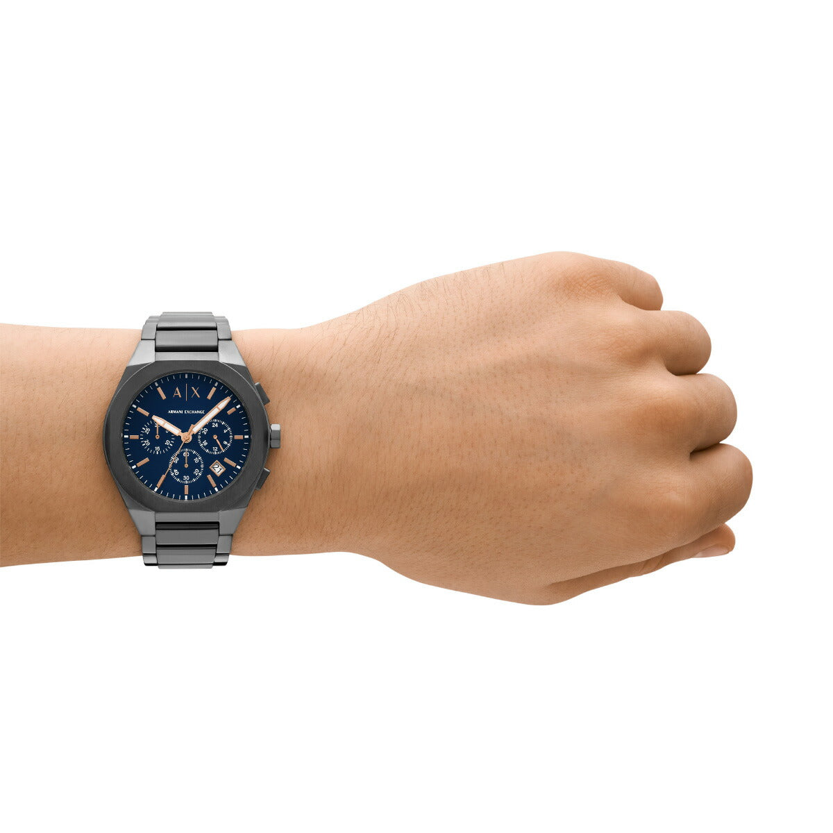 A|X アルマーニ エクスチェンジ ARMANI EXCHANGE 腕時計 メンズ クロノグラフ ステンレススチールウォッチ AX4182