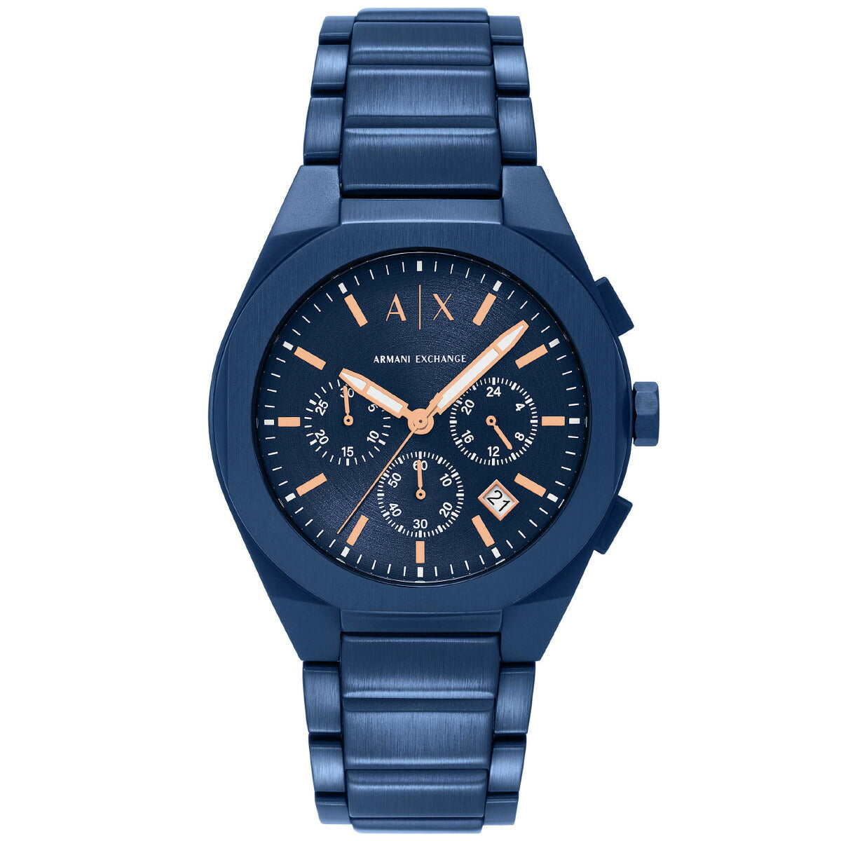 A|X アルマーニ エクスチェンジ ARMANI EXCHANGE 腕時計 メンズ SYNC クロノグラフウォッチ ブルー ステンレススチール AX4189【2025 新作】