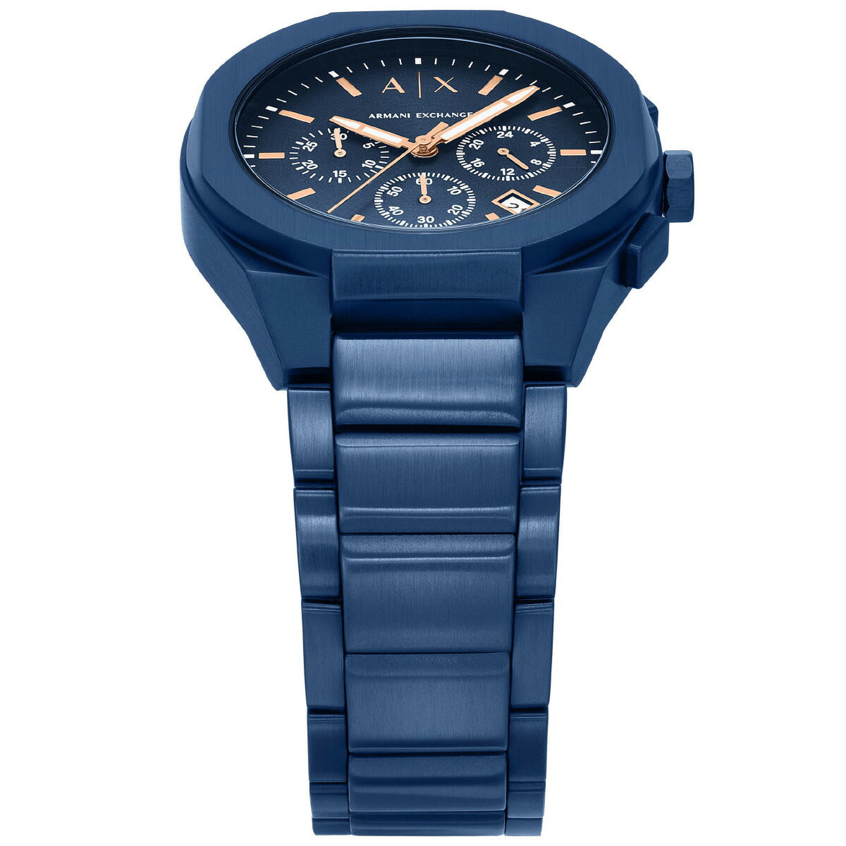 A|X アルマーニ エクスチェンジ ARMANI EXCHANGE 腕時計 メンズ SYNC クロノグラフウォッチ ブルー ステンレススチール AX4189【2025 新作】