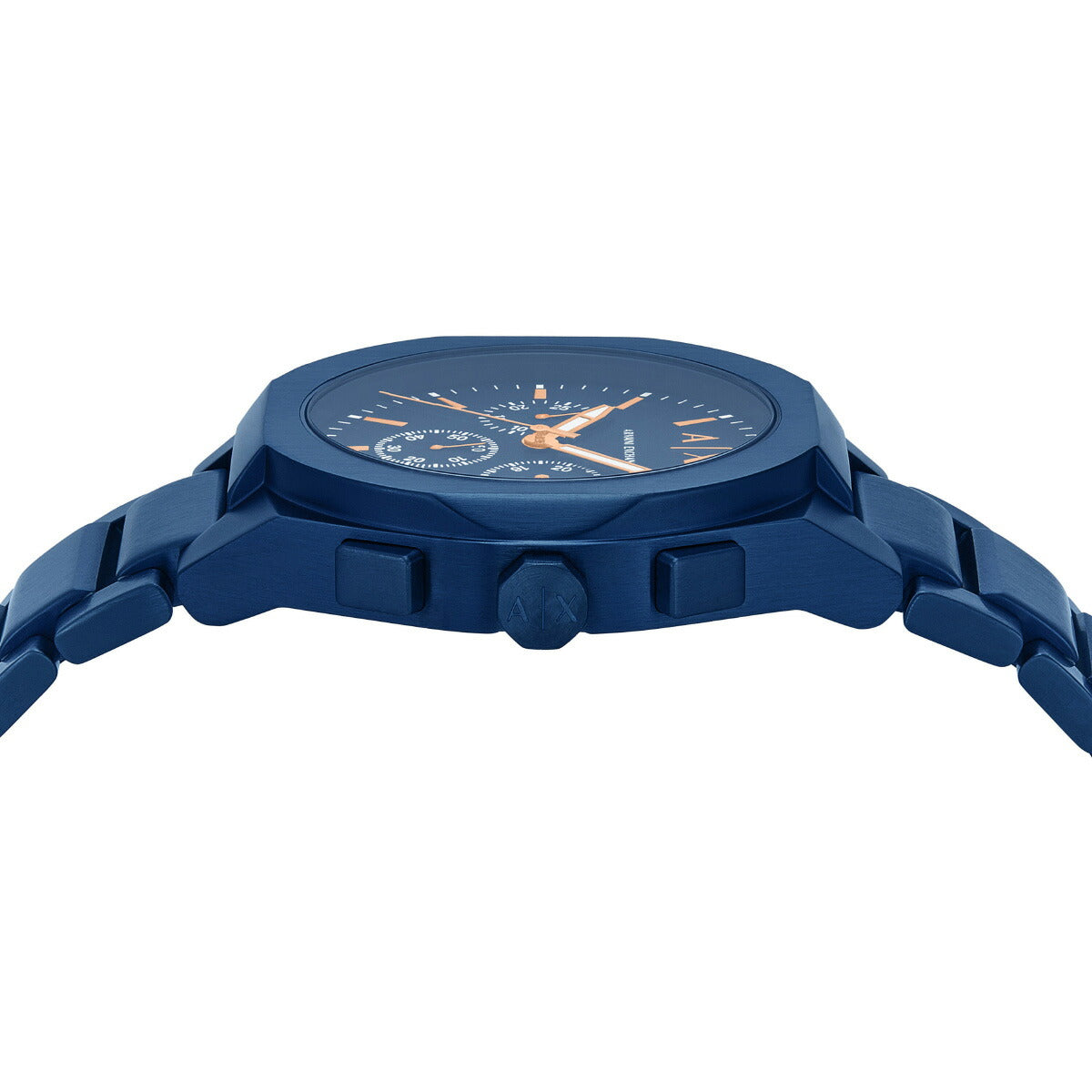A|X アルマーニ エクスチェンジ ARMANI EXCHANGE 腕時計 メンズ SYNC クロノグラフウォッチ ブルー ステンレススチール AX4189【2025 新作】
