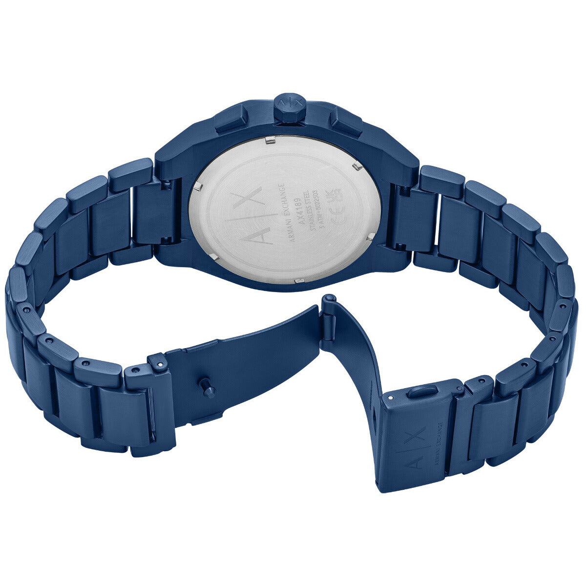 A|X アルマーニ エクスチェンジ ARMANI EXCHANGE 腕時計 メンズ SYNC クロノグラフウォッチ ブルー ステンレススチール AX4189【2025 新作】