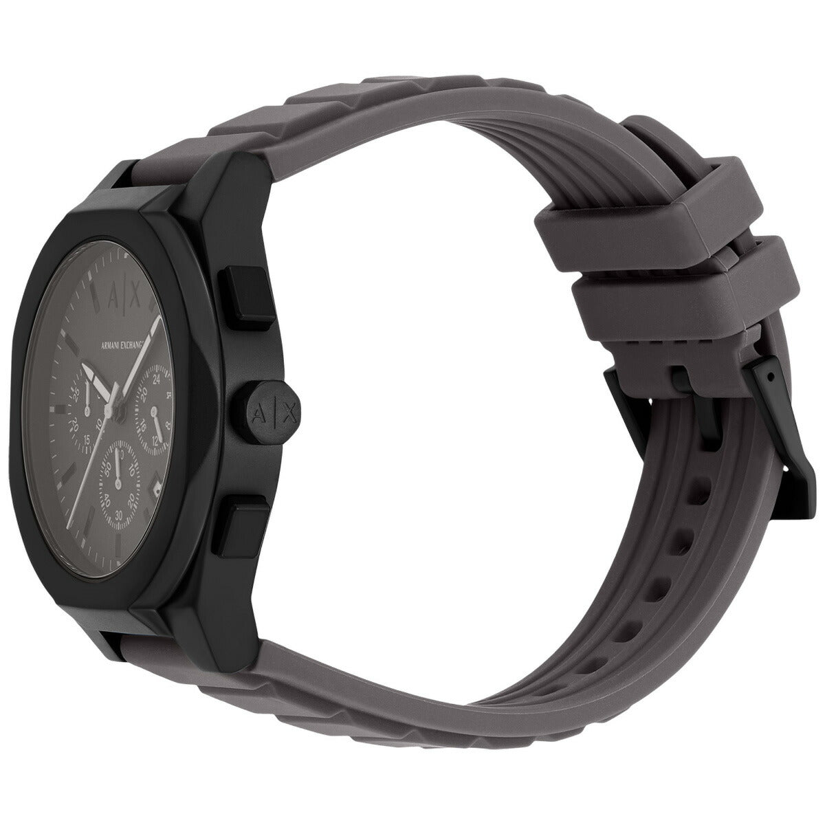 A|X アルマーニ エクスチェンジ ARMANI EXCHANGE 腕時計 メンズ SYNC クロノグラフウォッチ グレー シリコン AX4191【2025 新作】
