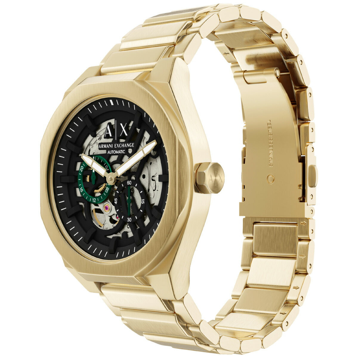 A|X アルマーニ エクスチェンジ ARMANI EXCHANGE 腕時計 メンズ SYNC 自動巻き ゴールドトーン ステンレススチール AX4194