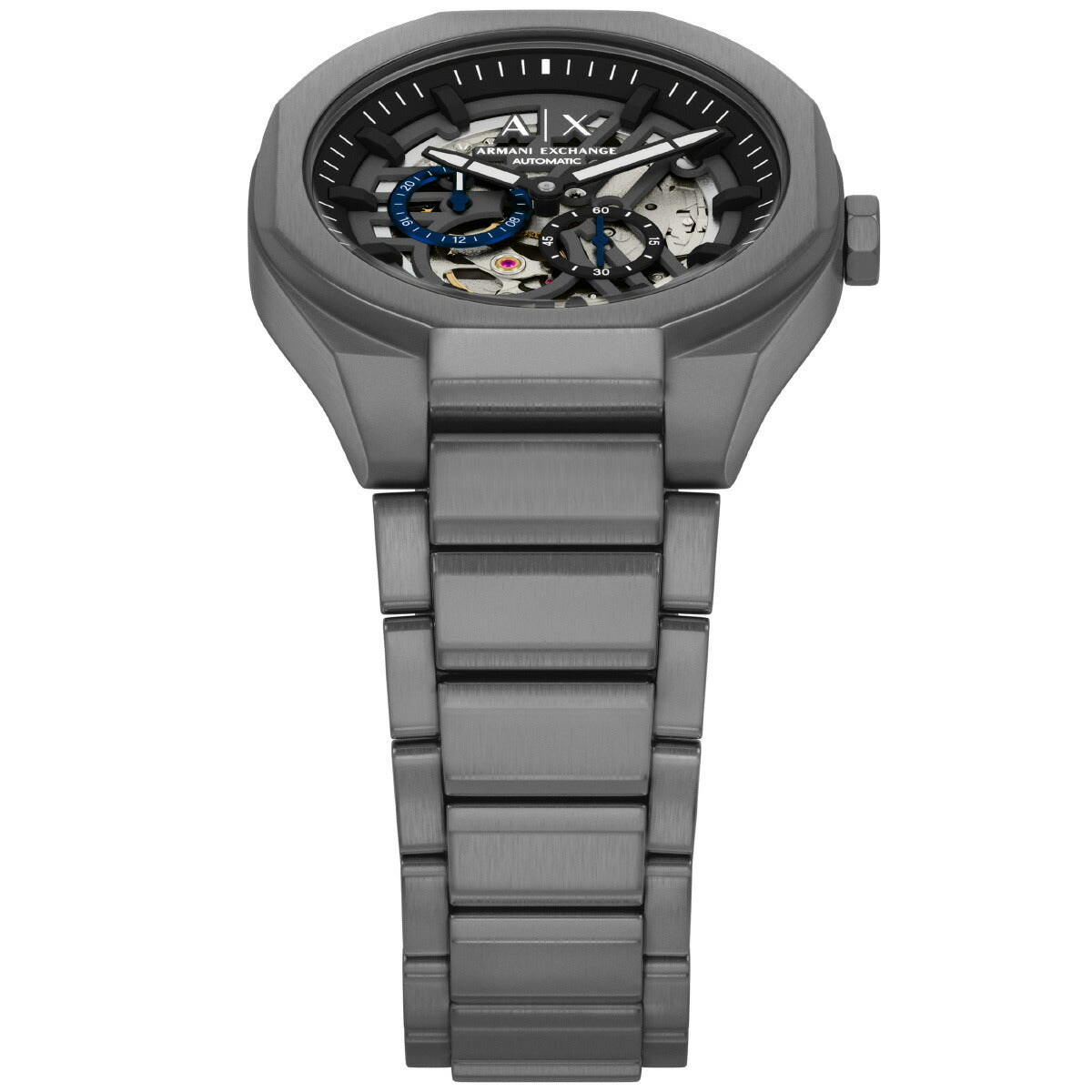 A|X アルマーニ エクスチェンジ ARMANI EXCHANGE 腕時計 メンズ SYNC 自動巻き ガンメタルステンレススチール AX4195【2025 新作】