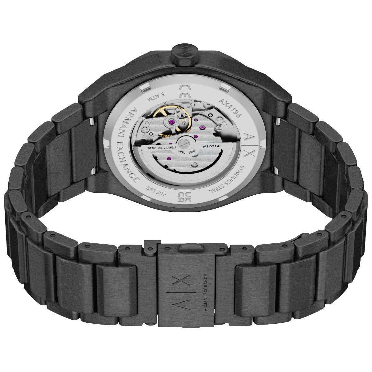 A|X アルマーニ エクスチェンジ ARMANI EXCHANGE 腕時計 メンズ 自動巻き ステンレススチール AX4196