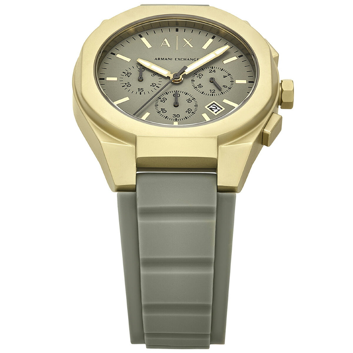 A|X アルマーニ エクスチェンジ ARMANI EXCHANGE 腕時計 メンズ クロノグラフ シリコン AX4197【2025 新作】