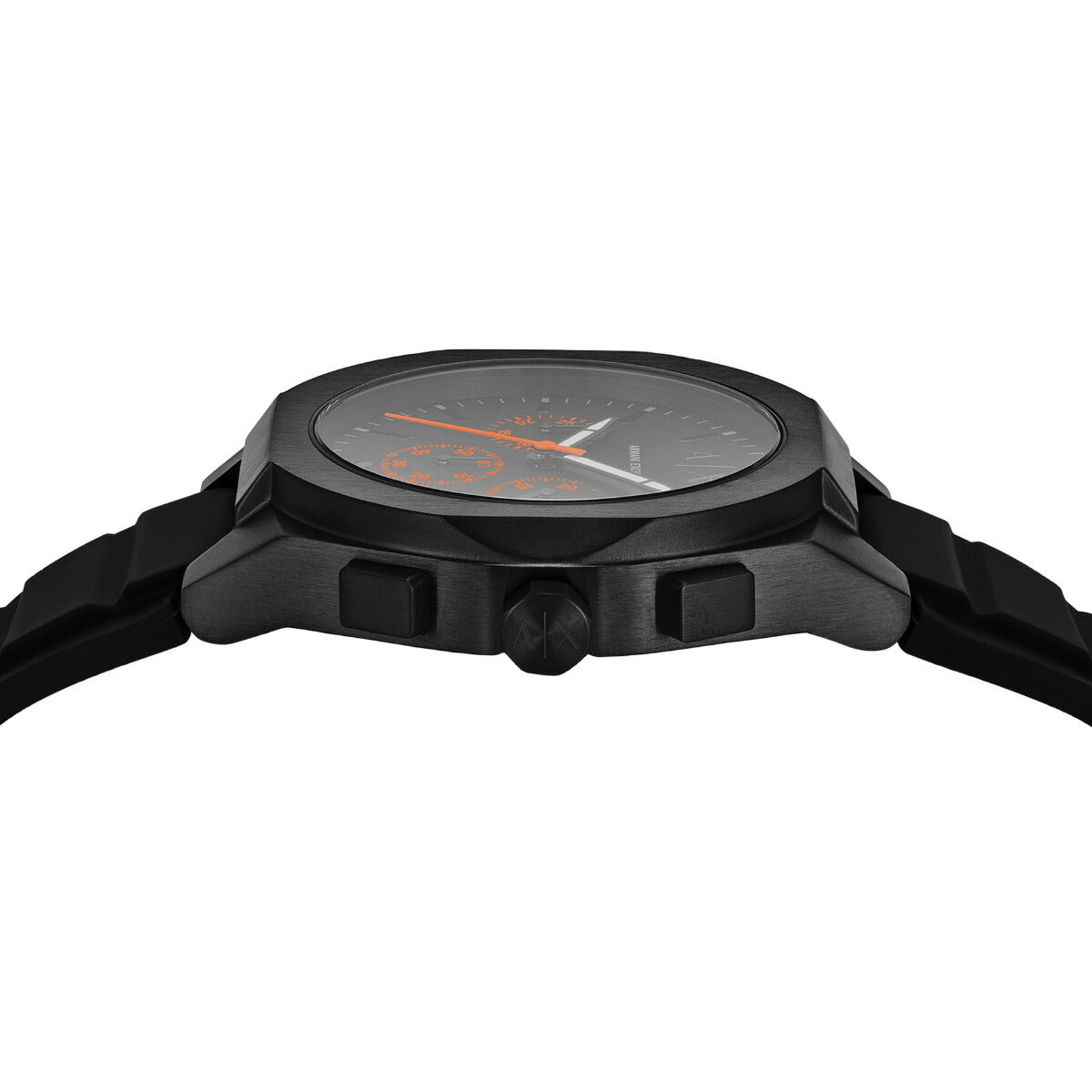 A|X アルマーニ エクスチェンジ ARMANI EXCHANGE 腕時計 メンズ SYNC クロノグラフ ブラックシリコン AX4198