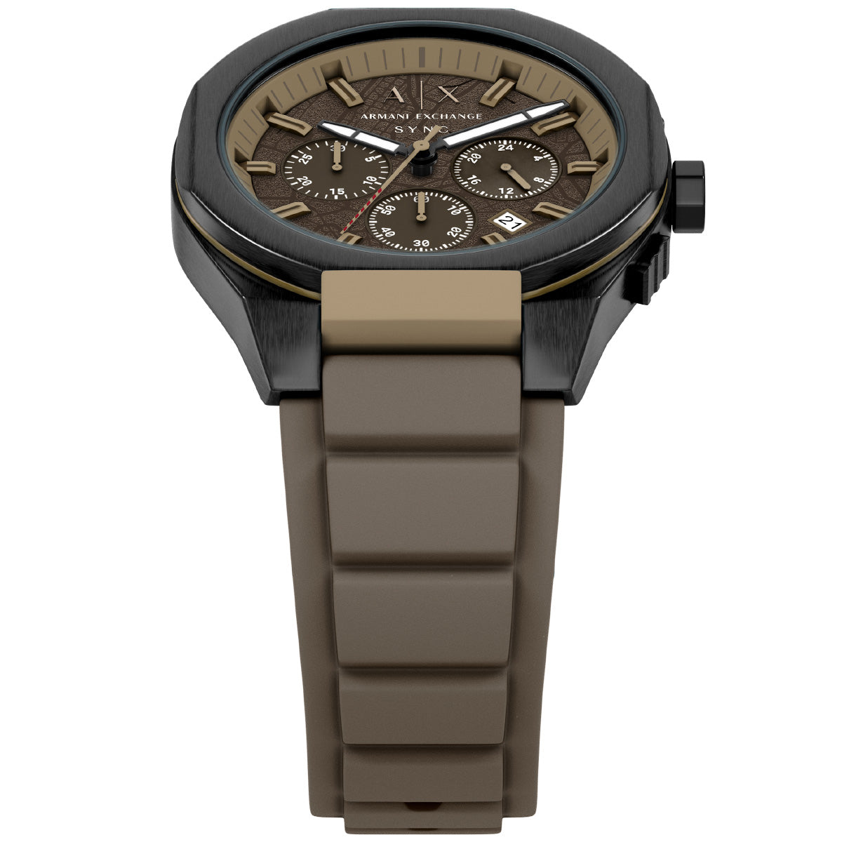 A|X アルマーニ エクスチェンジ ARMANI EXCHANGE 腕時計 メンズ クロノグラフ SYNC シリコン AX4293【2026 新作】【60回分割手数料無料！】