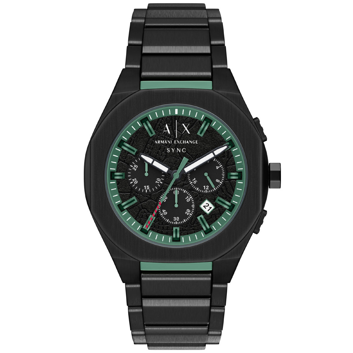 A|X アルマーニ エクスチェンジ ARMANI EXCHANGE 腕時計 メンズ クロノグラフ SYNC ステンレススチール AX4294【2026 新作】【60回分割手数料無料！】
