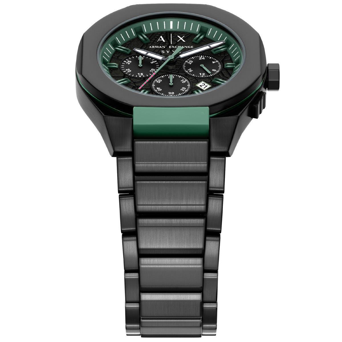 A|X アルマーニ エクスチェンジ ARMANI EXCHANGE 腕時計 メンズ クロノグラフ SYNC ステンレススチール AX4294【2026 新作】【60回分割手数料無料！】