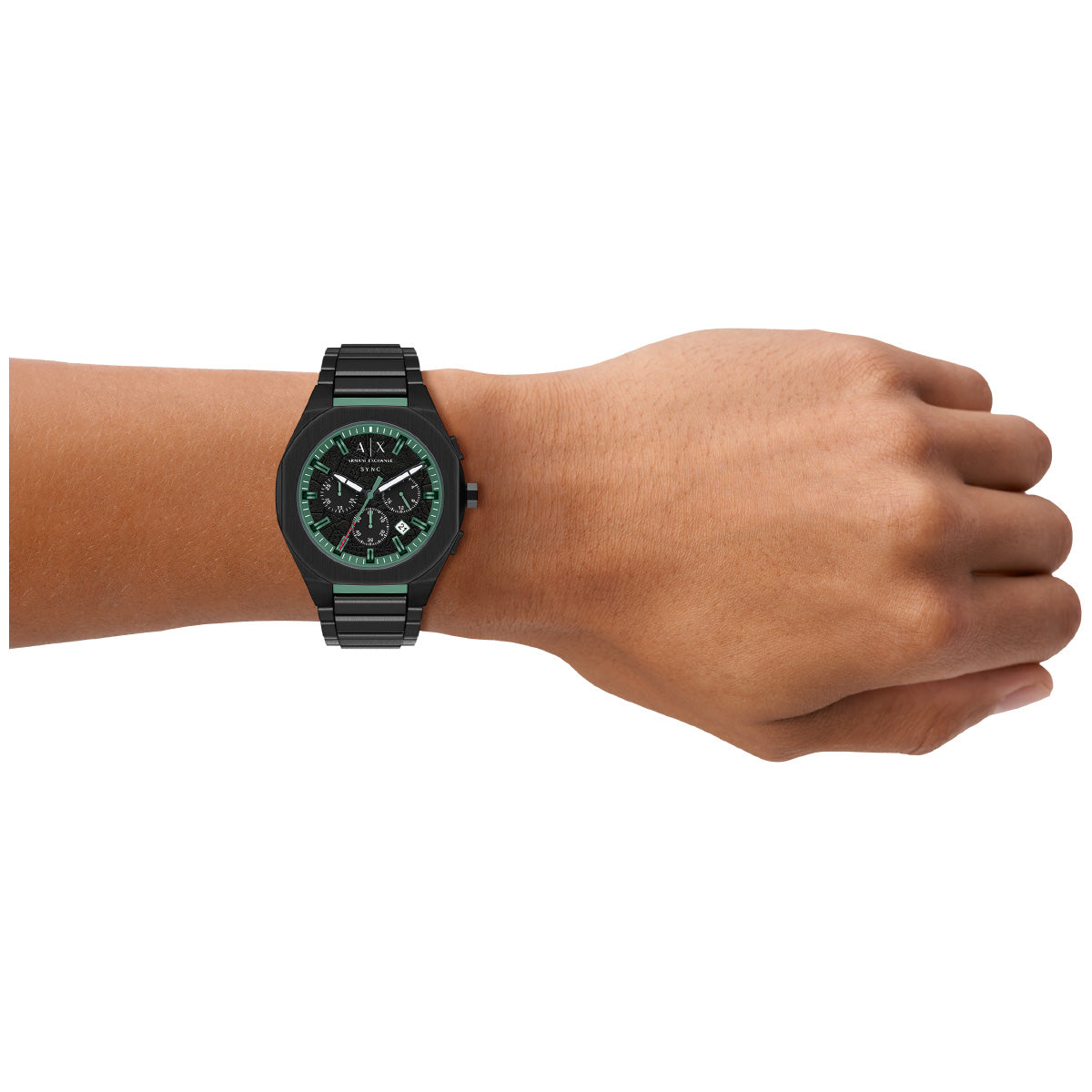 A|X アルマーニ エクスチェンジ ARMANI EXCHANGE 腕時計 メンズ クロノグラフ SYNC ステンレススチール AX4294【2026 新作】【60回分割手数料無料！】