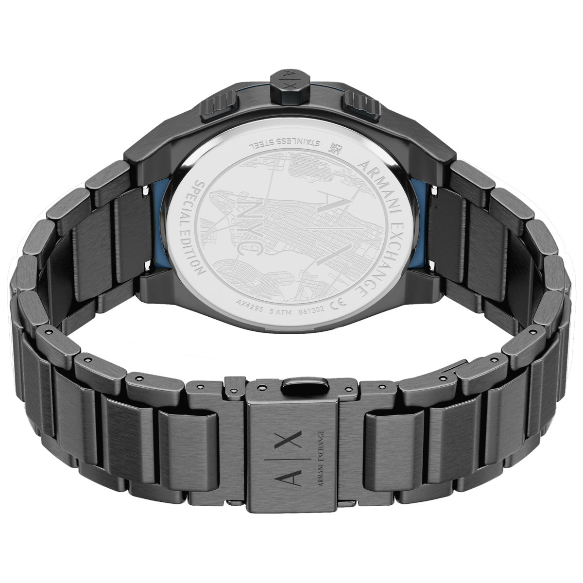 A|X アルマーニ エクスチェンジ ARMANI EXCHANGE 腕時計 メンズ クロノグラフ SYNC ステンレススチール AX4295【2026 新作】【60回分割手数料無料！】