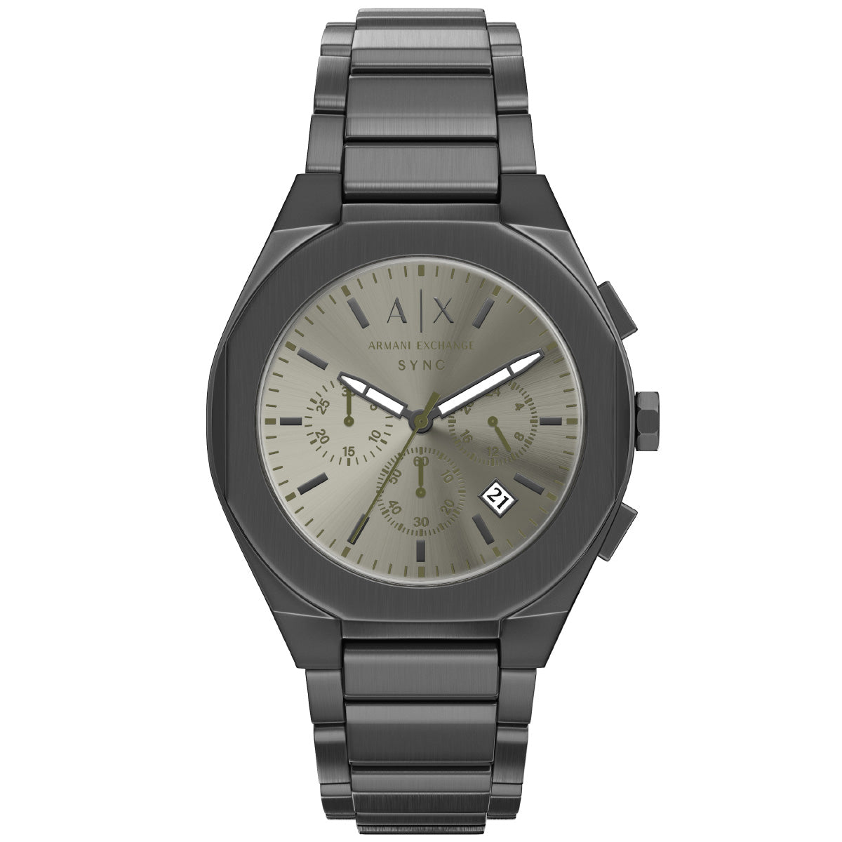 A|X アルマーニ エクスチェンジ ARMANI EXCHANGE 腕時計 メンズ クロノグラフ SYNC ステンレススチール AX4296【2026 新作】【60回分割手数料無料！】