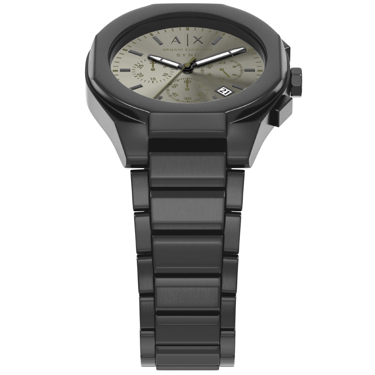 A|X アルマーニ エクスチェンジ ARMANI EXCHANGE 腕時計 メンズ クロノグラフ SYNC ステンレススチール AX4296【2026 新作】【60回分割手数料無料！】