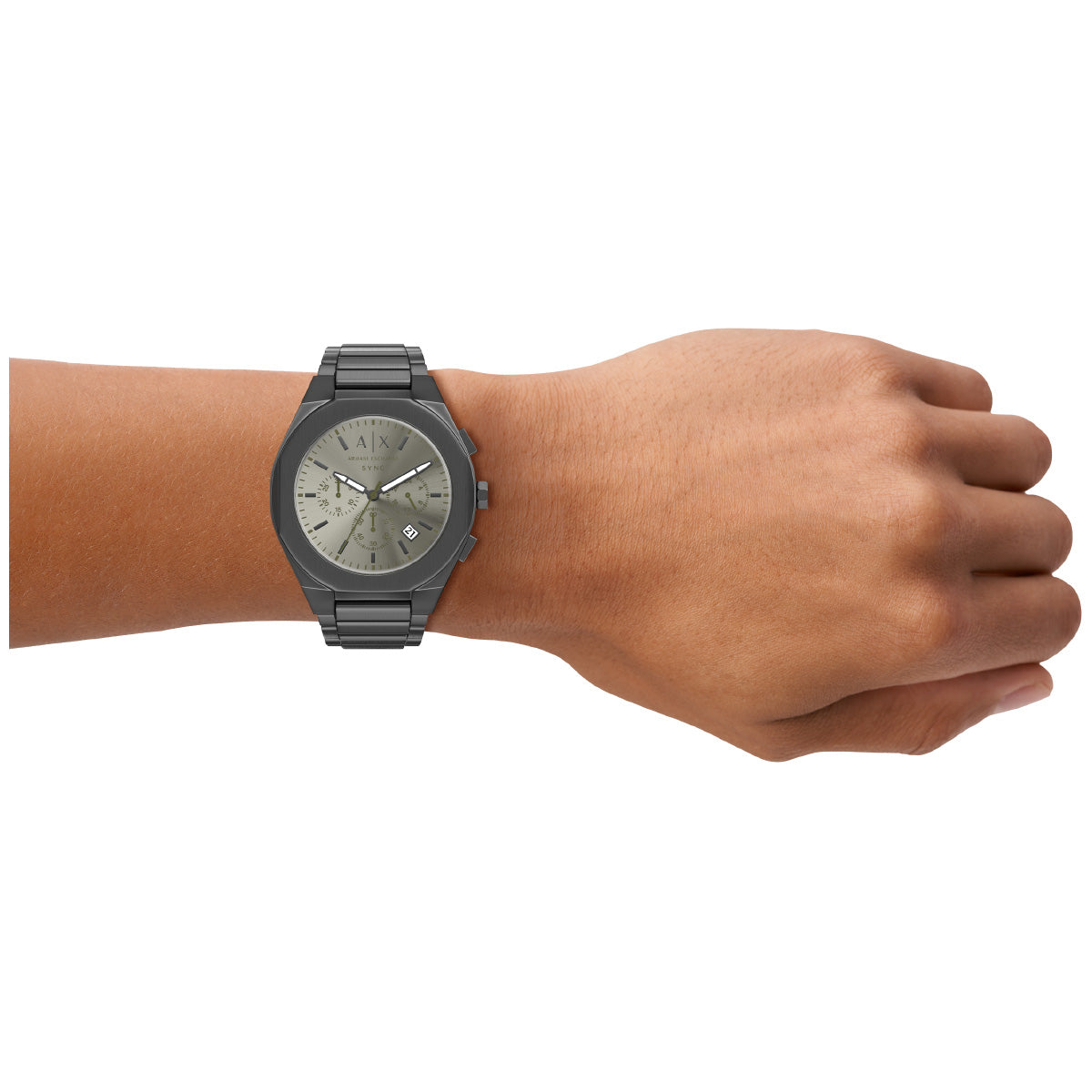 A|X アルマーニ エクスチェンジ ARMANI EXCHANGE 腕時計 メンズ クロノグラフ SYNC ステンレススチール AX4296【2026 新作】【60回分割手数料無料！】