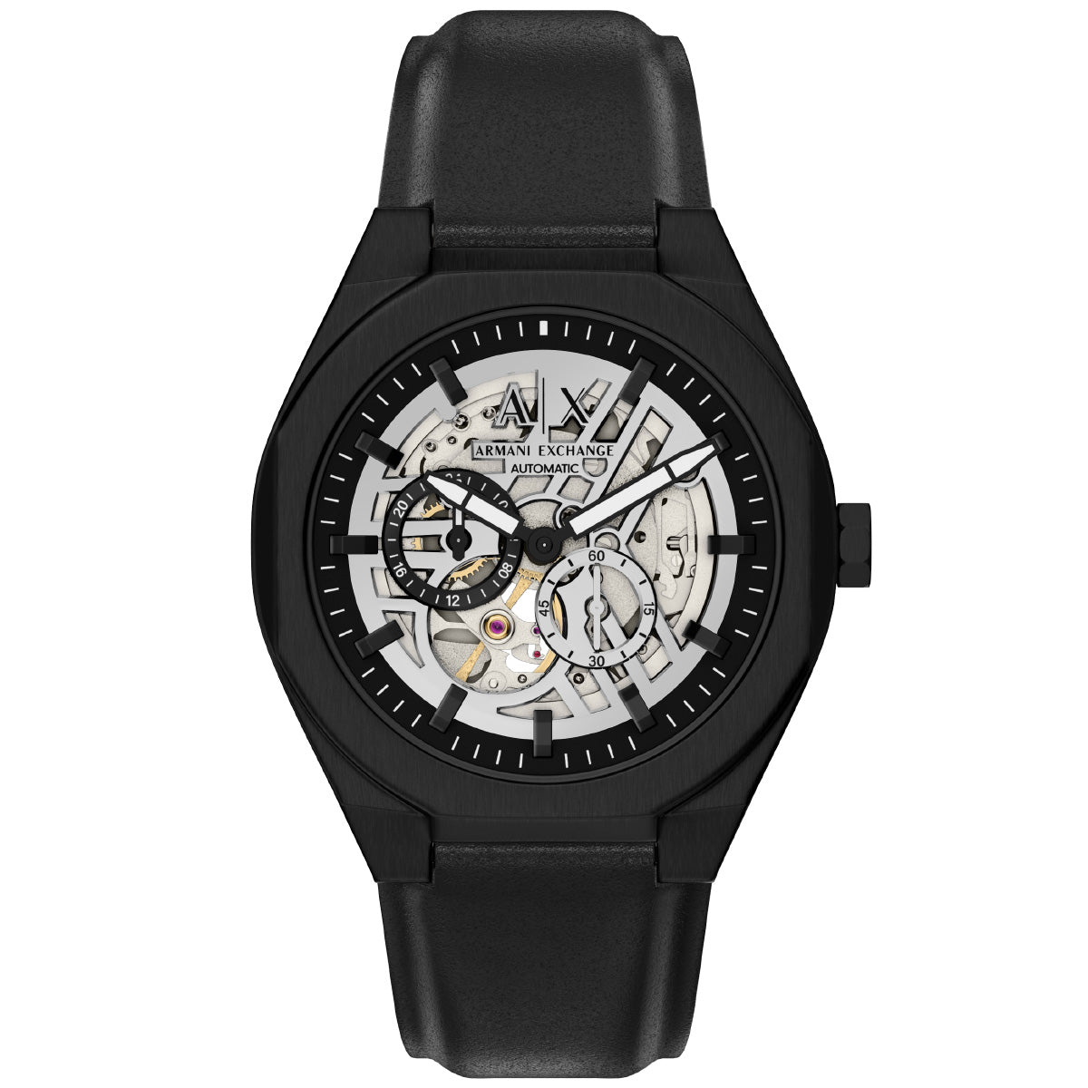 A|X アルマーニ エクスチェンジ ARMANI EXCHANGE 腕時計 メンズ 自動巻き SYNC レザー AX4297【2026 新作】【60回分割手数料無料！】