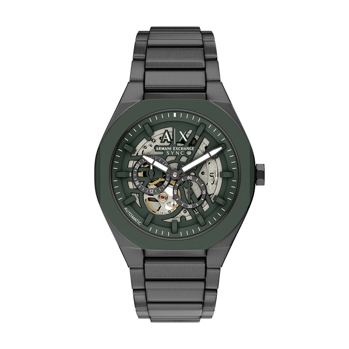 A|X アルマーニ エクスチェンジ ARMANI EXCHANGE 腕時計 メンズ 自動巻き ステンレススチール AX4302【60回分割手数料無料！】【2026新作】