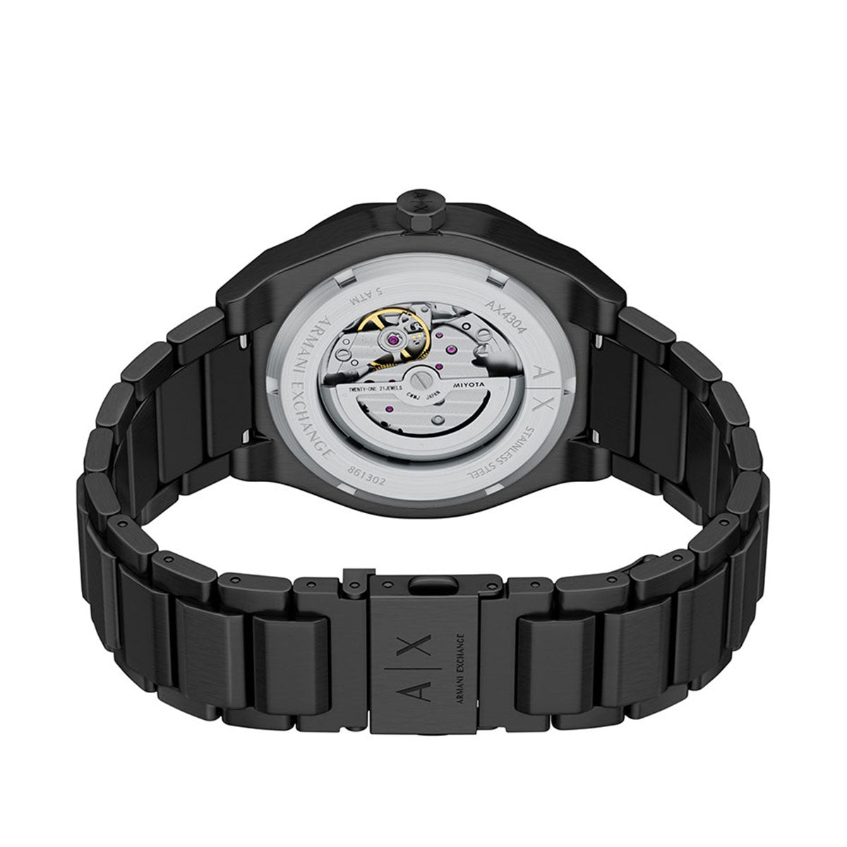 A|X アルマーニ エクスチェンジ ARMANI EXCHANGE 腕時計 メンズ 自動巻き ステンレススチール AX4304【60回分割手数料無料！】【2026新作】