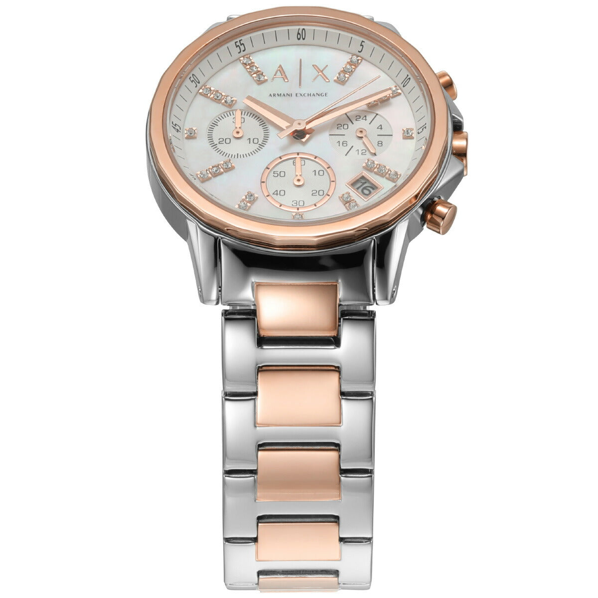 A|X アルマーニ エクスチェンジ ARMANI EXCHANGE 腕時計 レディース クロノグラフ ステンレススチールウォッチ AX4331