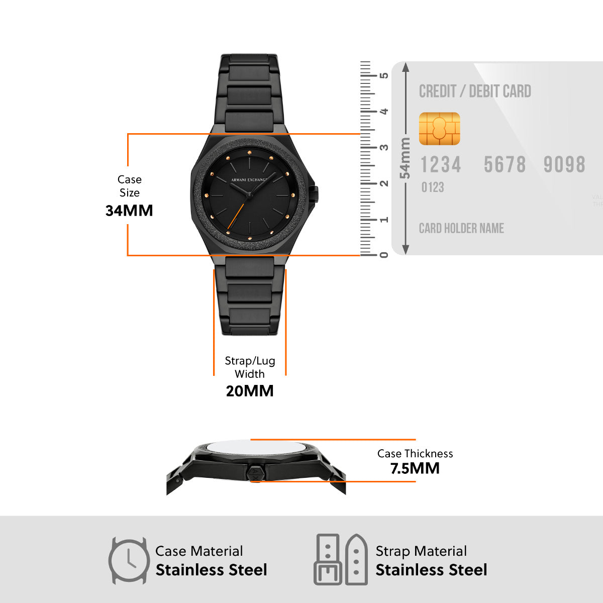 A|X アルマーニ エクスチェンジ ARMANI EXCHANGE 腕時計 レディース ステンレススチール AX4621