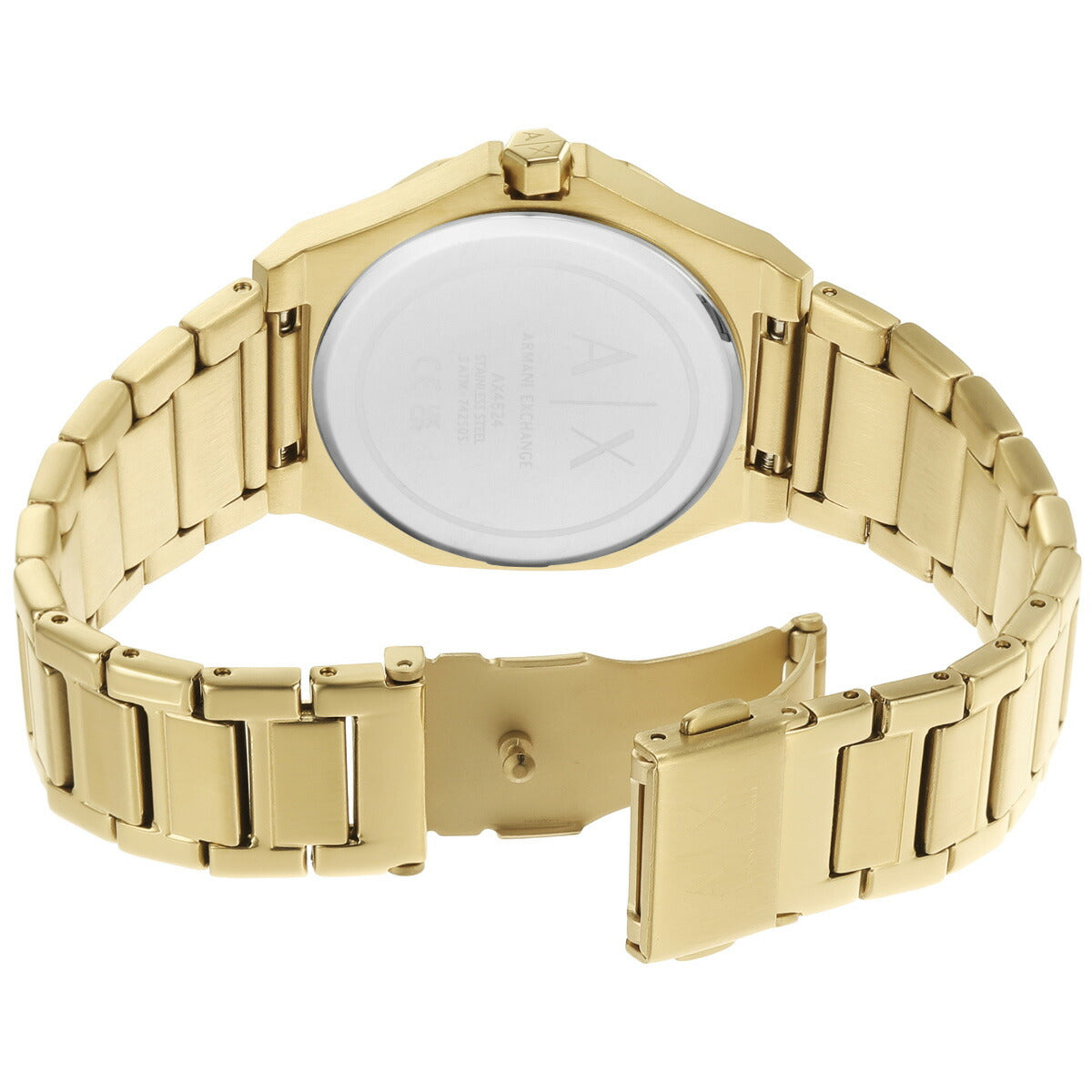 A|X アルマーニ エクスチェンジ ARMANI EXCHANGE 腕時計 レディース 多機能ウォッチ ゴールド ステンレススチール AX4624【2025 新作】