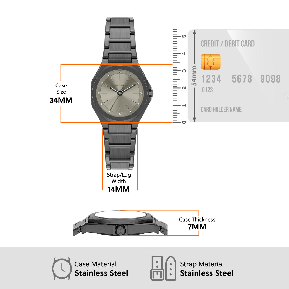 A|X アルマーニ エクスチェンジ ARMANI EXCHANGE 腕時計 レディース ステンレススチール AX4625【2026 新作】