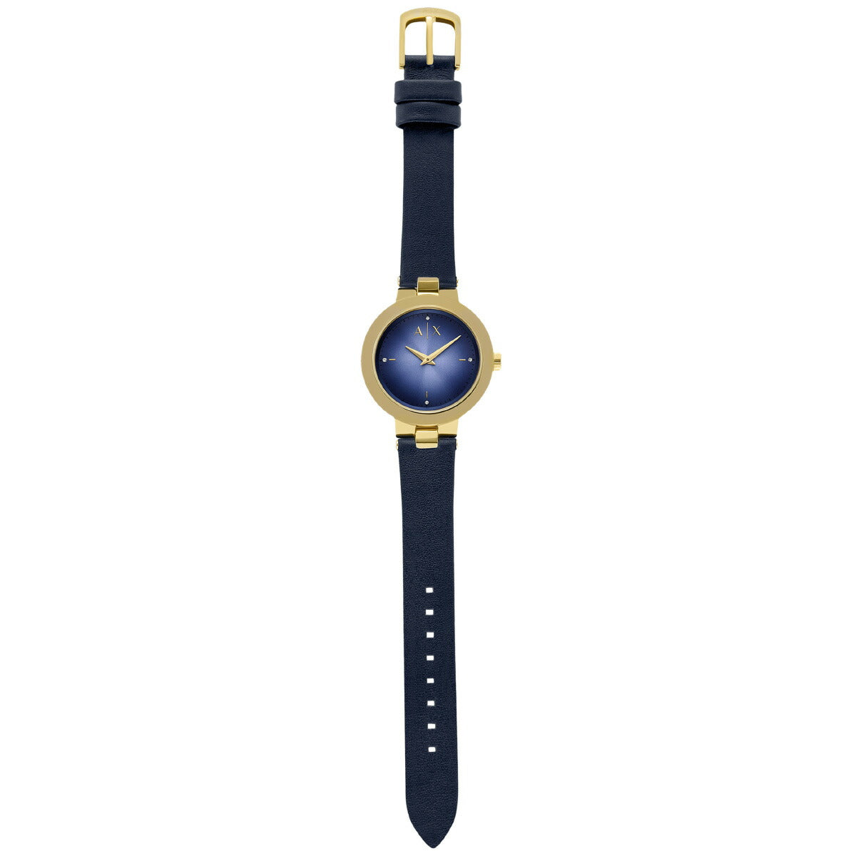 A|X アルマーニ エクスチェンジ ARMANI EXCHANGE 腕時計 レディース 2針ウォッチ ブラック レザー AX5179【2025 新作】