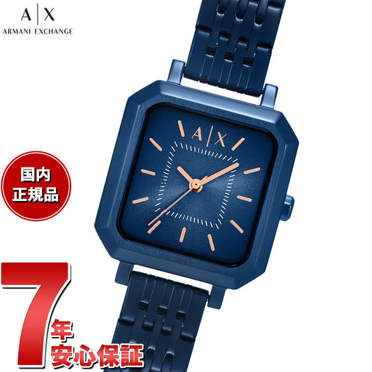 A|X アルマーニ エクスチェンジ ARMANI EXCHANGE 腕時計 レディース 3針ウォッチ ブルー ステンレススチール AX5730【2025 新作】