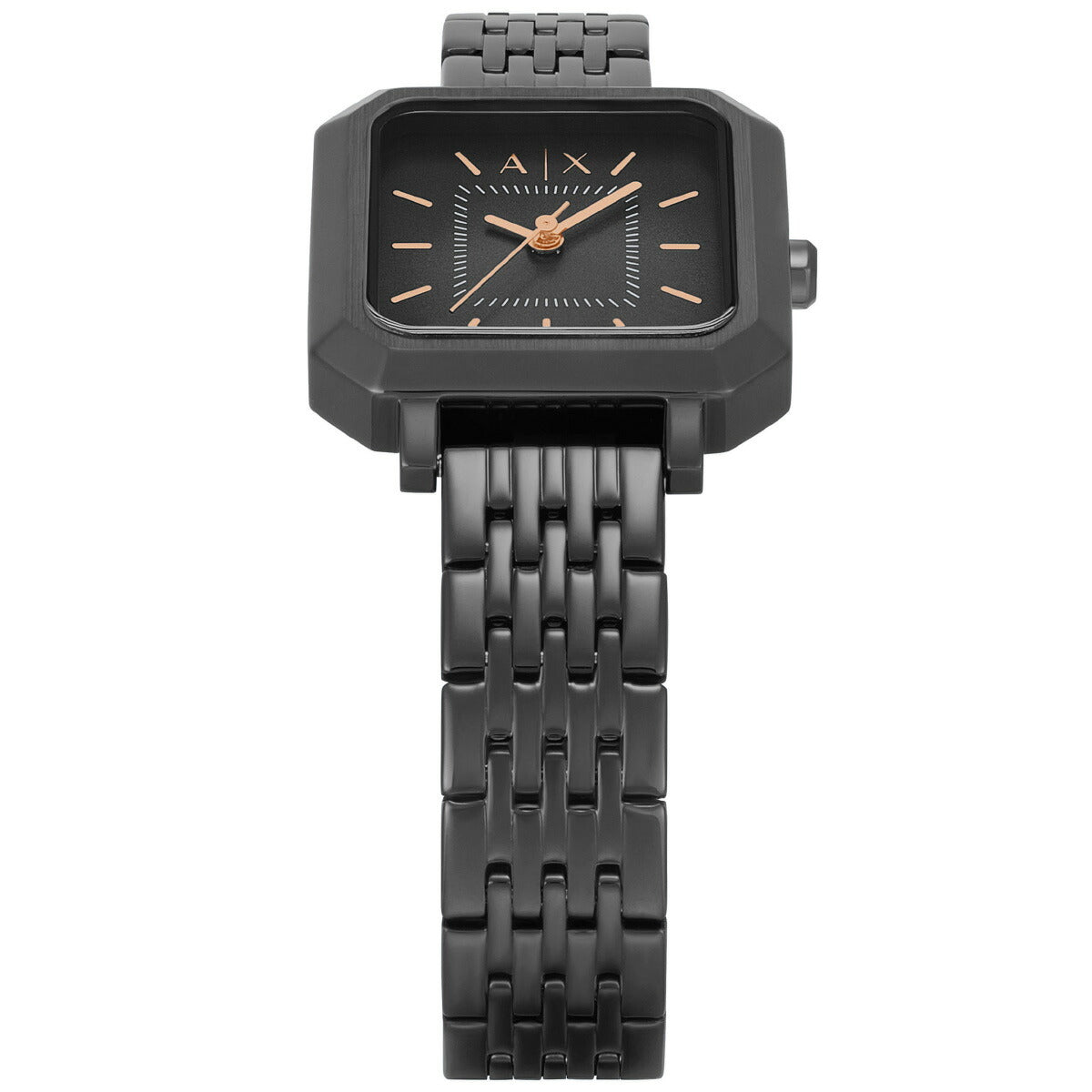 A|X アルマーニ エクスチェンジ ARMANI EXCHANGE 腕時計 レディース 2針ウォッチ ガンメタル ステンレススチール AX5732【2025 新作】