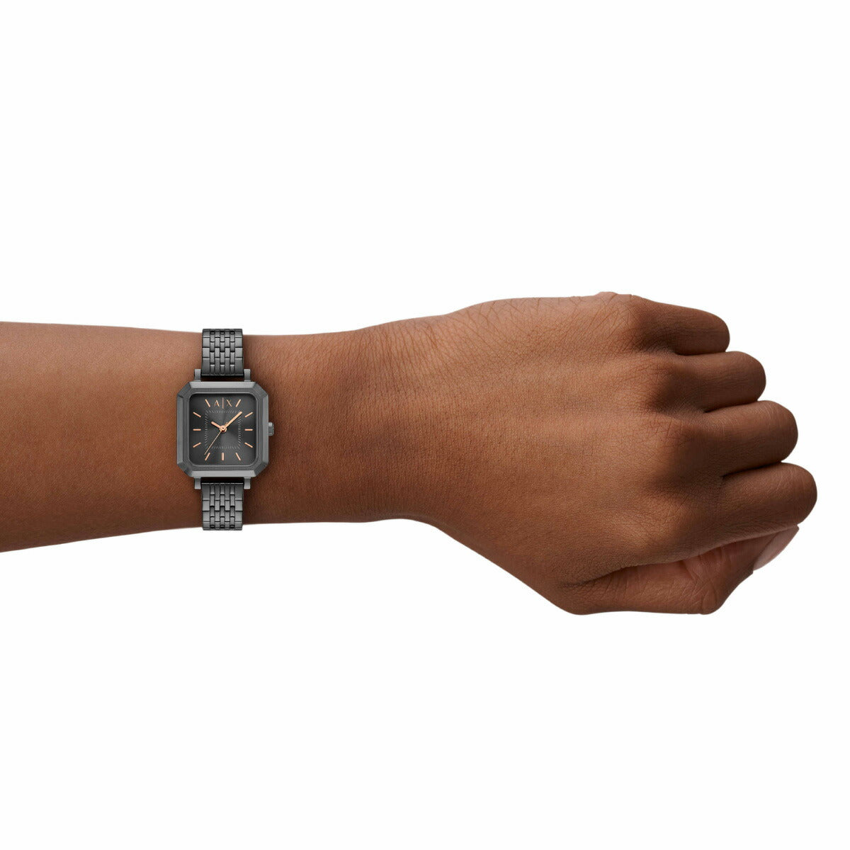 A|X アルマーニ エクスチェンジ ARMANI EXCHANGE 腕時計 レディース 2針ウォッチ ガンメタル ステンレススチール AX5732【2025 新作】