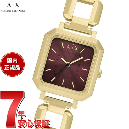 A|X アルマーニ エクスチェンジ ARMANI EXCHANGE 腕時計 レディース 2針ウォッチ ゴールドトーン ステンレススチール AX5734【2025 新作】